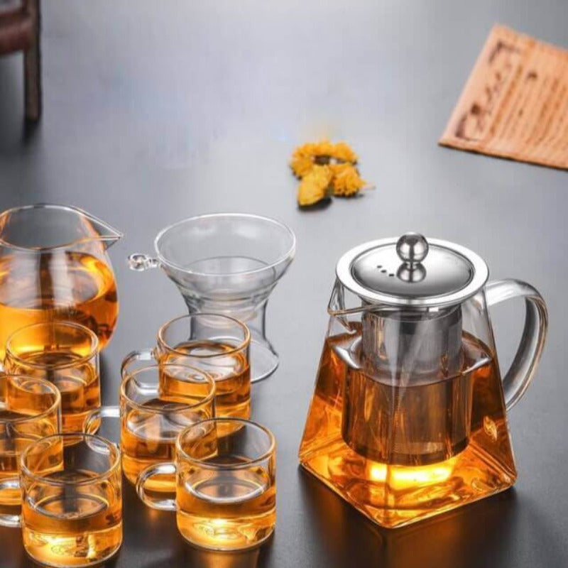 Glass Elegance Infuser Teapot