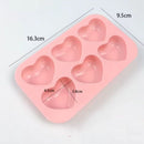 Heart-Shaped Silicone Ice Cube Tray
