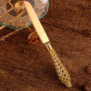 Gold Cake Knife and Spatula Set