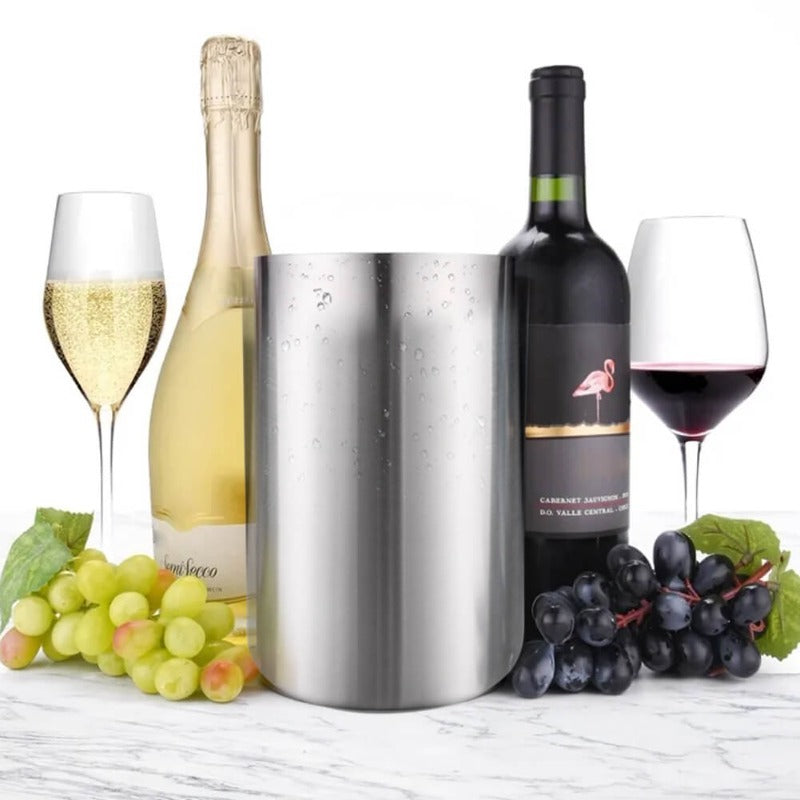 Double-Walled Stainless Steel Wine Cooler