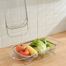 Collapsible Stainless Steel Over-the-Sink Strainer & Drain Basket
