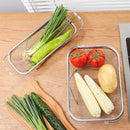 Collapsible Stainless Steel Over-the-Sink Strainer & Drain Basket