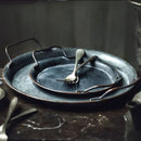 Retro Round Iron Tray