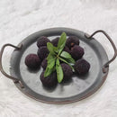 Retro Round Iron Tray
