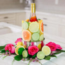 ice bottle mold, ice wine cooler, ice bottle holder, champagne chiller, wine party table decor