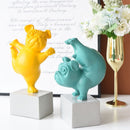 Bulldog Zen Sculpture