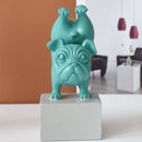 Bulldog Zen Sculpture