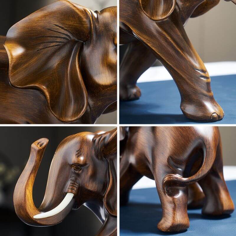 Klassische Elefantenskulptur