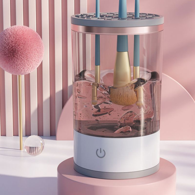 Nettoyeur de pinceaux de maquillage électrique - 3 en 1