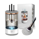 Nettoyeur de pinceaux de maquillage électrique - 3 en 1
