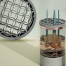 Nettoyeur de pinceaux de maquillage électrique - 3 en 1