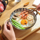 Ceramic Bowl with Handles – Oven & Microwave Safe