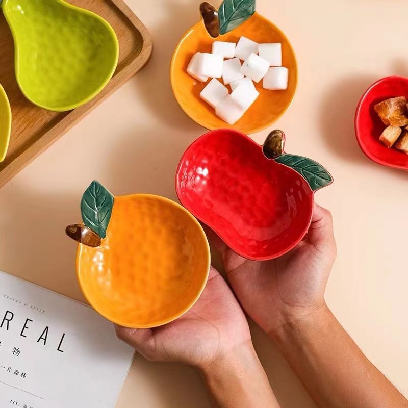 Bowl de Cerâmica de Frutas para Mesa Posta