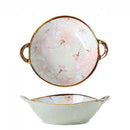 Ceramic Bowl with Handles – Oven & Microwave Safe