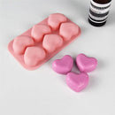 Heart-Shaped Silicone Ice Cube Tray