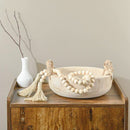Wooden Decorative Bowl with Table Ring