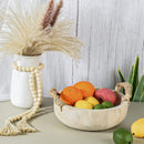 Wooden Decorative Bowl with Table Ring