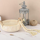 Wooden Decorative Bowl with Table Ring