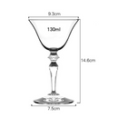 Frosted Martini Glass