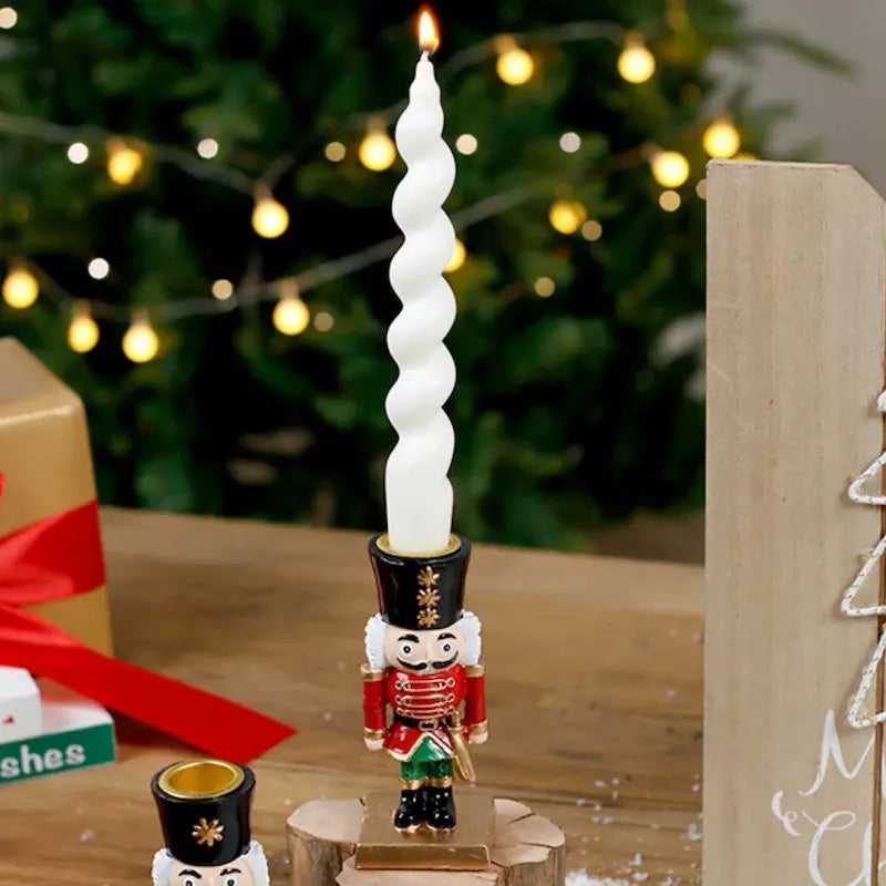 Nutcracker Christmas Candle Holder – Table Decoration