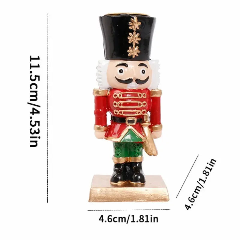 Nutcracker Christmas Candle Holder – Table Decoration