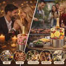 Ice Bottle Holder Mold with Stainless Steel Stand