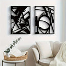 Metal Abstract Art Frame