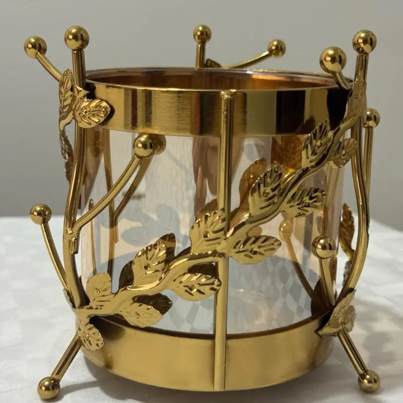 Majestic Wine Bottle Holder — elegant metal and glass design for wine bottles and table décor. Modern accessory by Trustique.