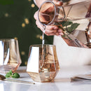 Hexagon Glass Bottle – 5-Piece Set