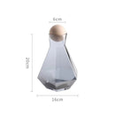 Hexagon Glass Bottle – 5-Piece Set