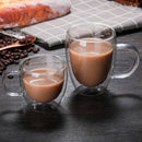 Glass Double-Walled Mugs Dual - 2/4 Pieces