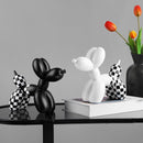Checkered Dog Figurine