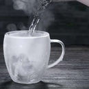 Glass Double-Walled Mugs Dual - 2/4 Pieces