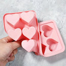 Heart-Shaped Silicone Ice Cube Tray