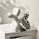 Checkered Dog Figurine
