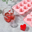 Heart-Shaped Silicone Ice Cube Tray