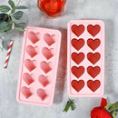Heart-Shaped Silicone Ice Cube Tray