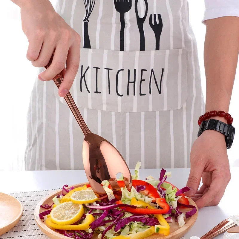 Ensemble de couverts à salade - Kit cuillère et fourchette