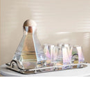 Hexagon Glass Bottle – 5-Piece Set