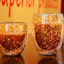 Double Glass Cup with Star