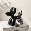 Checkered Dog Figurine