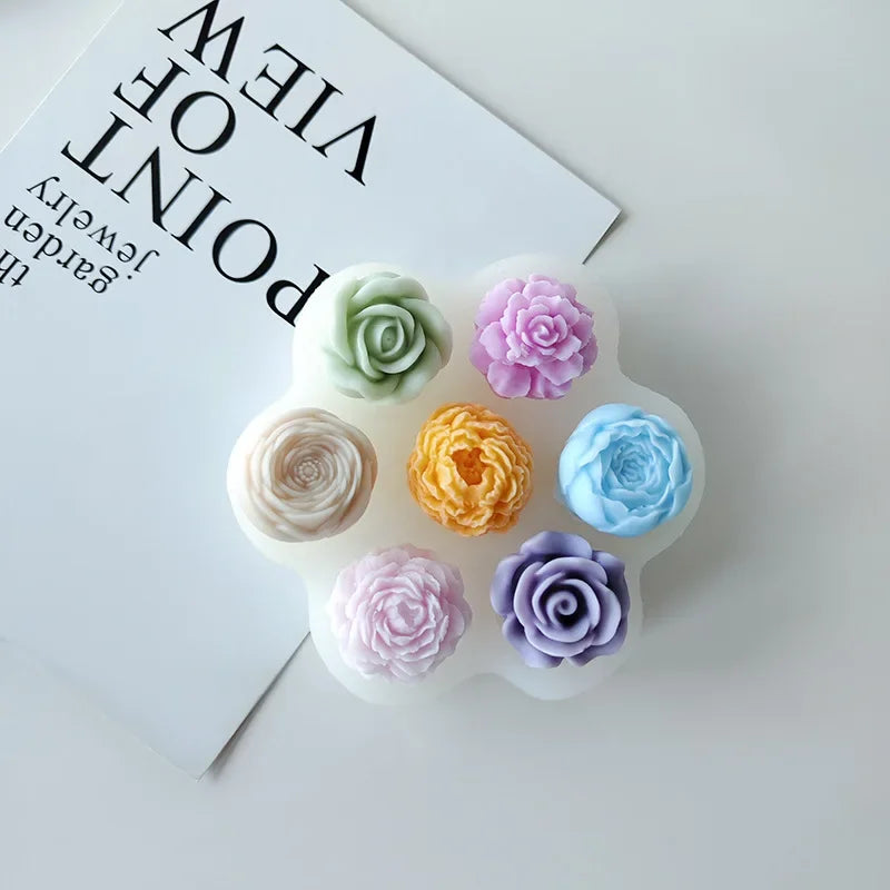3D Flower Silicone Ice Cube Tray