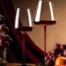 Verres à vin élégants