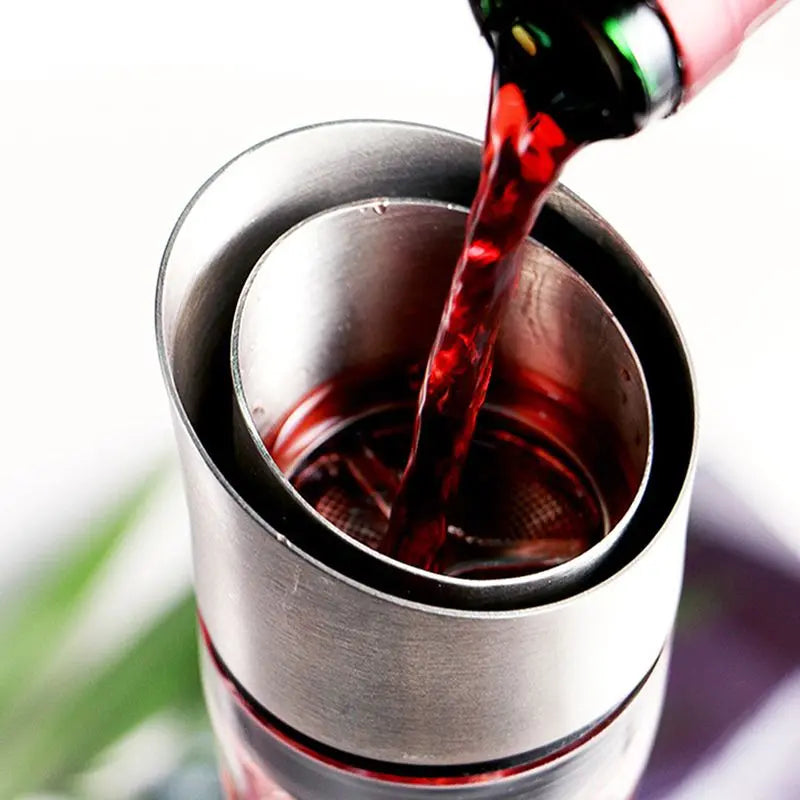 wine decanter, cascade aerator, wine aerator, wine accessories, iceberg decanter