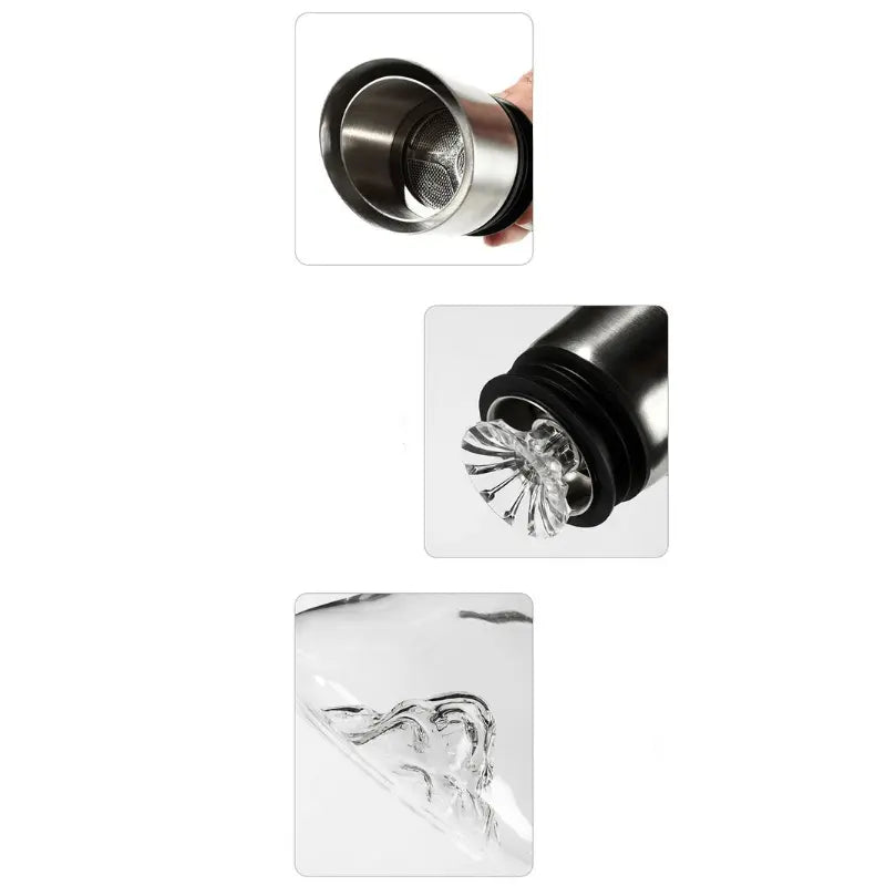 wine decanter, cascade aerator, wine aerator, wine accessories, iceberg decanter