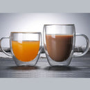 Glass Double-Walled Mugs Dual - 2/4 Pieces
