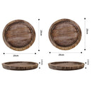 Rustic Wooden Decorative Tray