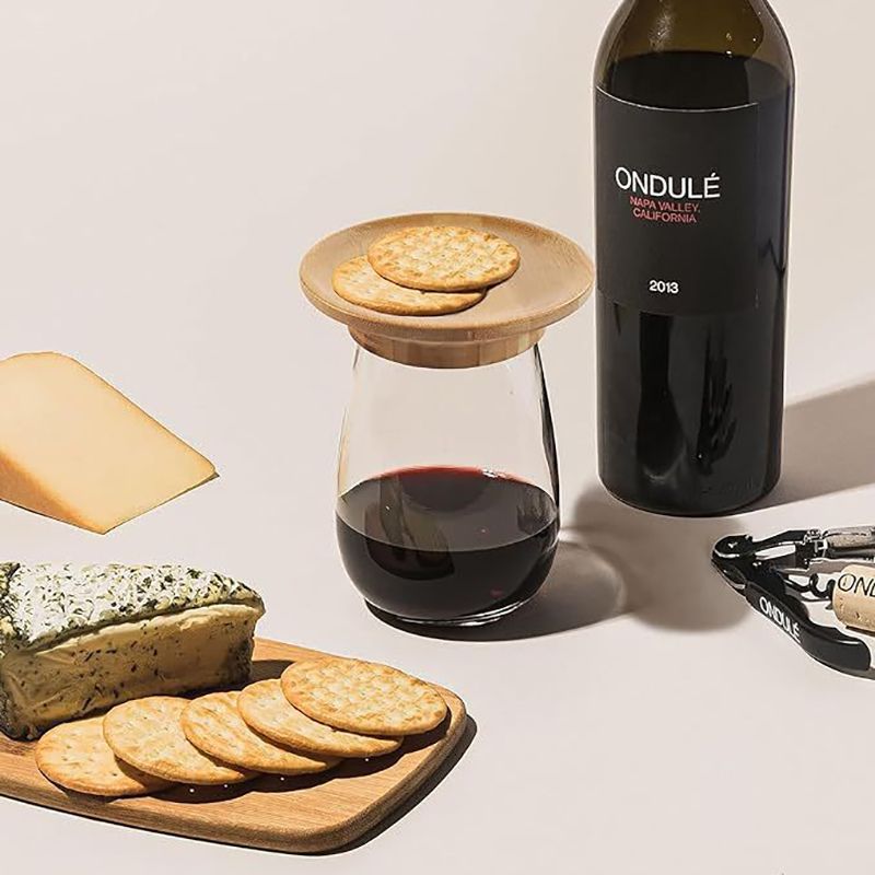 Protective Lid for Wine Glass - Charcuterie Toppers