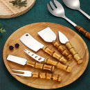 Bamboo Handle Cheese Set – 6 Pieces