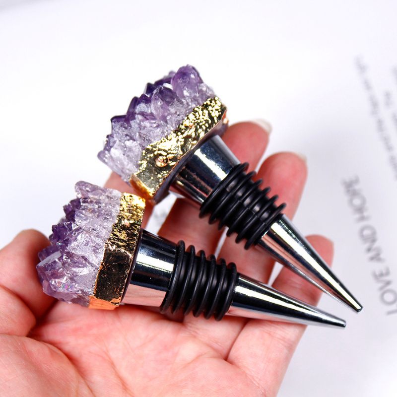 Radiant Stone Wine Stopper